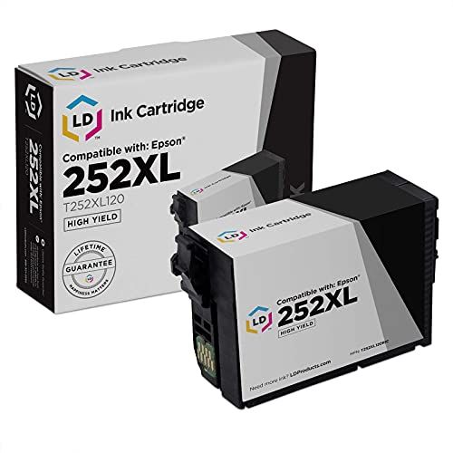  LD Products LD Remanufactured Ink Cartridge Replacement for Epson 252XL T252XL120 High Yield (Black)