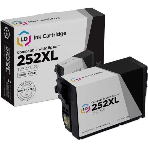 LD Products LD Remanufactured Ink Cartridge Replacement for Epson 252XL T252XL120 High Yield (Black)