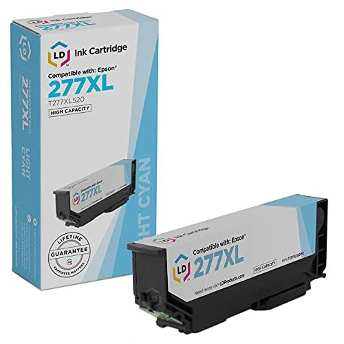  LD Products LD Remanufactured Ink Cartridge Replacement for Epson 277XL T277XL520 High Yield (Light Cyan)