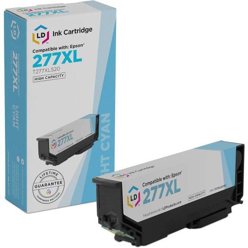  LD Products LD Remanufactured Ink Cartridge Replacement for Epson 277XL T277XL520 High Yield (Light Cyan)