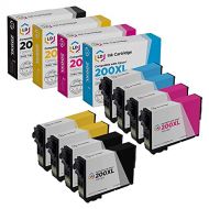 LD Products LD Remanufactured Ink Cartridge Replacements for Epson 200 200XL High Yield (2 Black, 2 Cyan, 2 Magenta, 2 Yellow, 8-Pack)