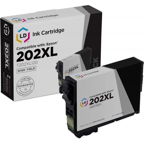  LD Products LD Remanufactured Ink Cartridge Replacement for Epson 202XL T202XL120-S High Yield (Black)