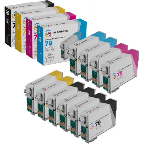  LD Products Remanufactured Ink Cartridge Replacements for Epson 79 High Yield (4 T079120 Black, 2 T079220 Cyan, 2 T079320 Magenta, 2 T079420 Yellow, 10-Pack) for Artisan 1430, Styl