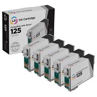 LD Products LD Remanufactured Ink Cartridge Replacements for Epson 125 T125120 (Black, 5-Pack)