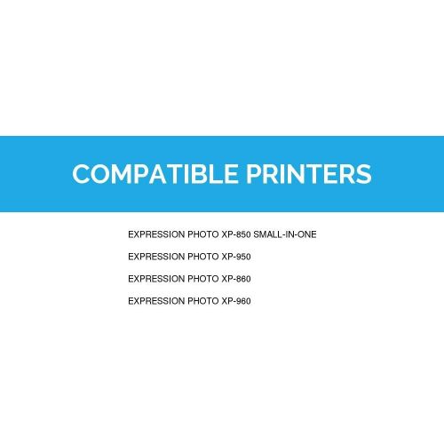  LD Products LDⓒ Remanufactured Epson T277XL / T277 / 277 Set of 6 HY Ink Cartridges (1 Black, 1 Cyan, 1 Magenta, 1 Yellow, 1 Lt. Cyan, 1 Lt. Magenta) for Expression XP-850, XP-860, XP-950 & XP