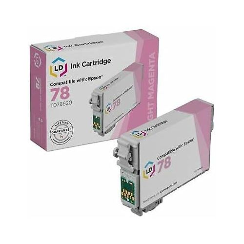  LD Products LD Remanufactured Ink Cartridge Replacement for Epson 78 (Black, Cyan, Magenta, Yellow, Light Cyan, Light Magenta, 6-Pack)