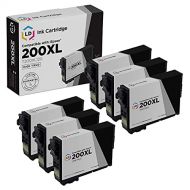 LD Products LD Remanufactured Ink Cartridge Replacements for Epson 200 200XL High Yield (Black, 6-Pack)