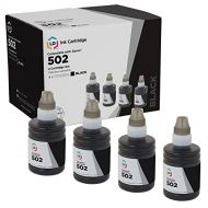 LD Products LD Compatible Ink Bottle Replacement for Epson 502 T502120-S (Black, 4-Pack)