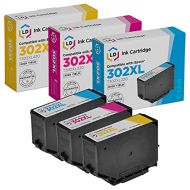 LD Products LD Remanufactured Ink-Cartridge Replacements for Epson 302XL High Yield (Cyan, Magenta, Yellow, 3-Pack)