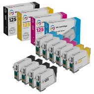 LD Products LD Remanufactured-Ink-Cartridge Replacements for Epson 125 (4 Black, 2 Cyan, 2 Magenta, 2 Yellow, 10-Pack)