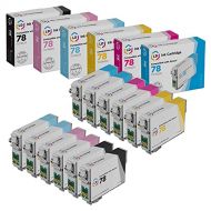 LD Products LD Remanufactured Ink Cartridge Replacement for Epson 78 (2 Black, 2 Cyan, 2 Magenta, 2 Yellow, 2 Light Cyan, 2 Light Magenta, 12-Pack)