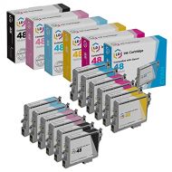 LD Products LD Remanufactured Ink Cartridge Replacements for Epson 48 (2 Black, 2 Cyan, 2 Magenta, 2 Yellow, 2 Light Cyan, 2 Light Magenta, 12-Pack)