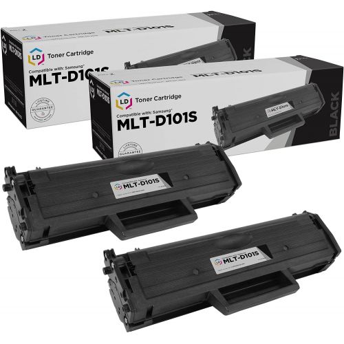  LD Products LD Compatible Toner Cartridge Replacement for Samsung MLT-D101S (Black, 2-Pack)