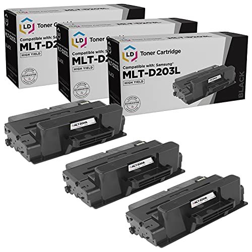  LD Products LD Compatible Toner Cartridge Replacement for Samsung MLT-D203L High Yield (Black, 3-Pack)