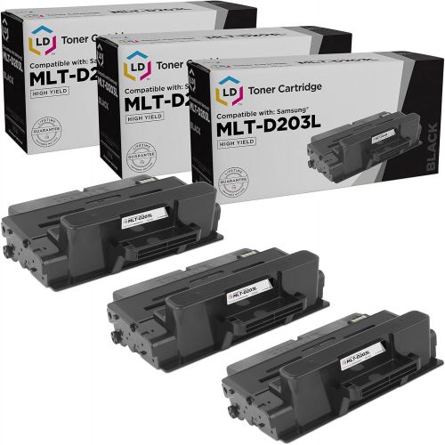  LD Products LD Compatible Toner Cartridge Replacement for Samsung MLT-D203L High Yield (Black, 3-Pack)