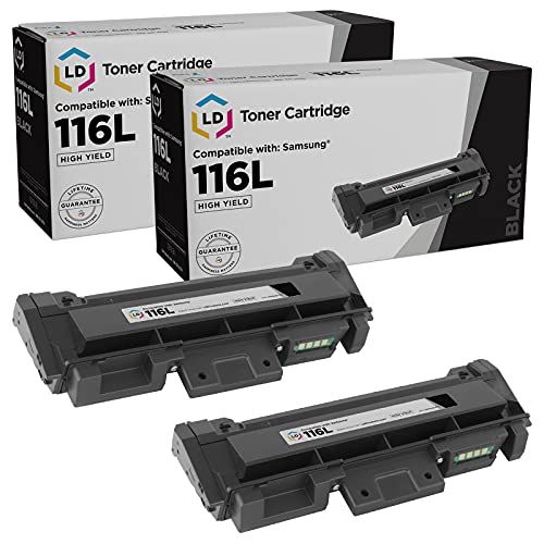  LD Products LD Compatible Toner Cartridge Replacement for Samsung MLT-D116L High Yield (Black, 2-Pack)