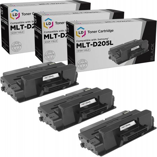  LD Products LD Compatible Toner Cartridge Replacement for Samsung MLT-D205L High Yield (Black, 3-Pack)