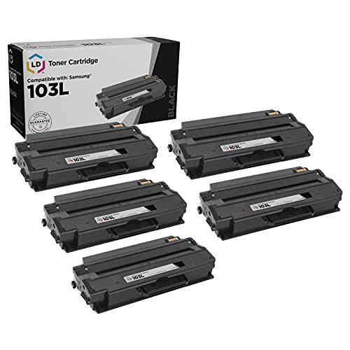  LD Products LD Compatible Toner Cartridge Replacement for Samsung MLT-D103L High Yield (Black, 5-Pack)