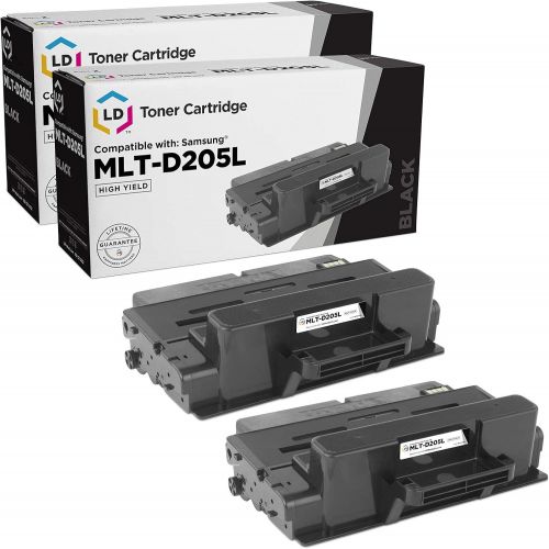  LD Products LD Compatible Toner Cartridge Replacement for Samsung MLT-D205L High Yield (Black, 2-Pack)