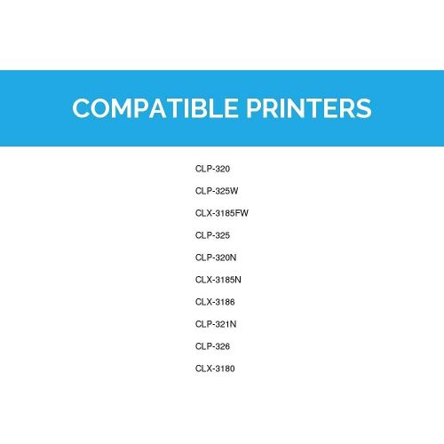  LD Products LD Compatible Toner Cartridge Replacement for Samsung K407 CLT-K407S (Black, 2-Pack)