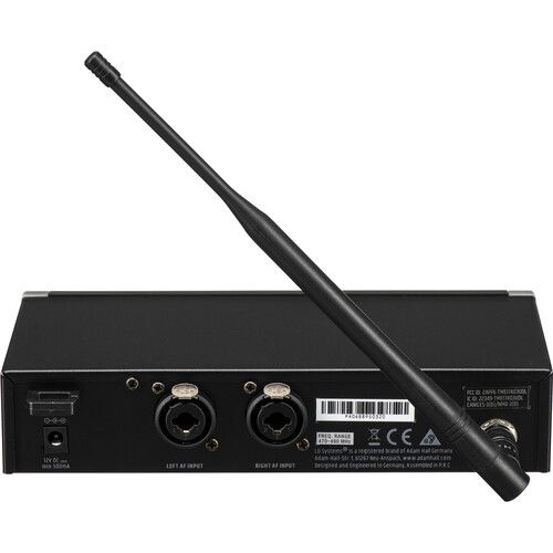  LD Systems U304.7 IEM TWIN Wireless In-Ear Monitoring System with Two Receivers and Earphones (470 to 490 MHz)