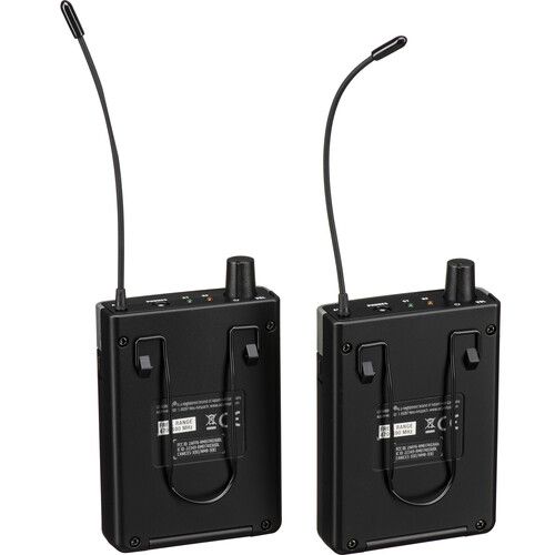  LD Systems U304.7 IEM TWIN Wireless In-Ear Monitoring System with Two Receivers and Earphones (470 to 490 MHz)