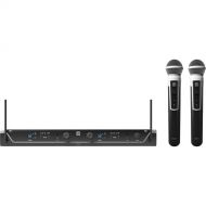 LD Systems U3047 HHD2 Dual Wireless Microphone System with Two Dynamic Handheld Microphone (470 to 490 MHz)