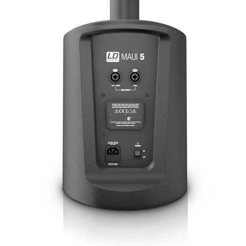  LD Systems MAUI 5 Ultra-Portable Column PA System with Mixer and Bluetooth (Black)