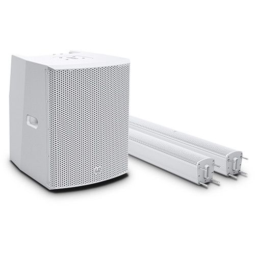  LD Systems MAUI 28 G2 Compact Column PA System with Mixer and Bluetooth (White)