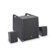 LD Systems CURV 500 AVS Portable Array System AV Set with Speaker Cables (Black)