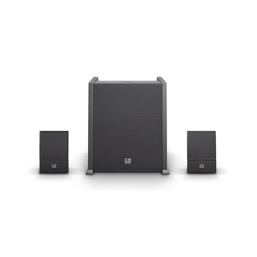  LD Systems CURV 500 AVS Portable Array System AV Set with Speaker Cables (Black)