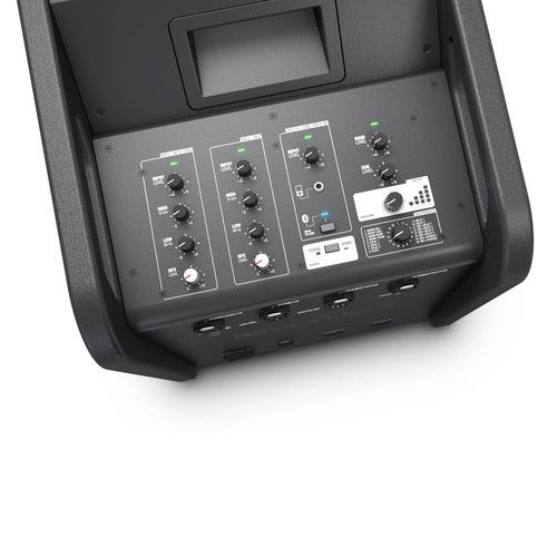  LD Systems CURV 500 AVS Portable Array System AV Set with Speaker Cables (Black)