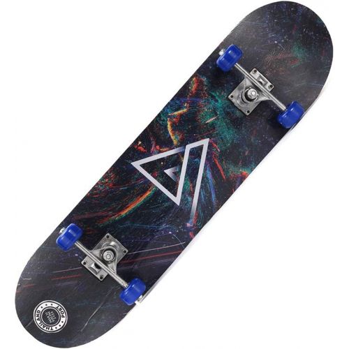  LDGGG Skateboards Complete Skateboard 31-inch Beginner Skateboard Full Skateboard Dark Starry Sky