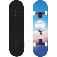LDGGG Skateboards 31-inch Beginner Skateboard Adult Skateboard Complete Skateboards Meet Beautiful 25