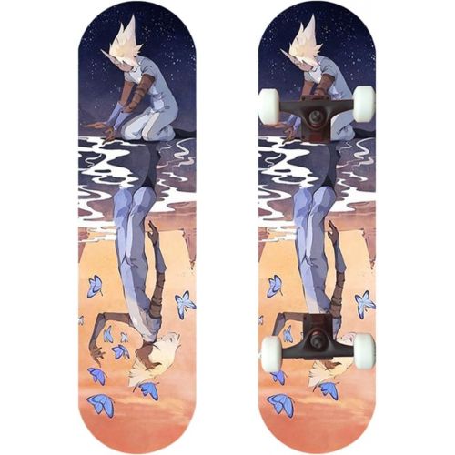  LDGGG Skateboards 31-inch Beginner Skateboard Adult Skateboard Complete Skateboards Meet Beautiful 46