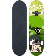 LDGGG Skateboards Complete Skateboard 31 Inches Beginner Skateboarding Adult Skateboard in The Dark 3