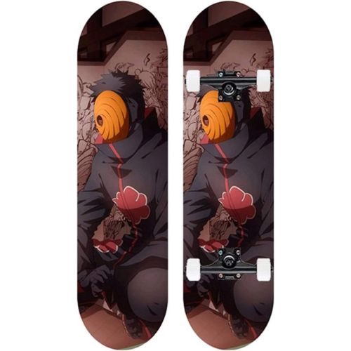  LDGGG Skateboards 31-inch Beginner Skateboard Adult Skateboard Complete Skateboards Ninja Fire 22