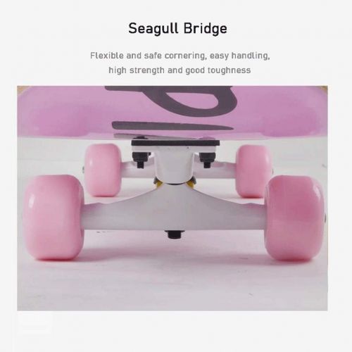  LDGGG Skateboards 31 Inch Full Skateboard Professional Four-Wheel Skateboard, Constellation Skateboard Libra