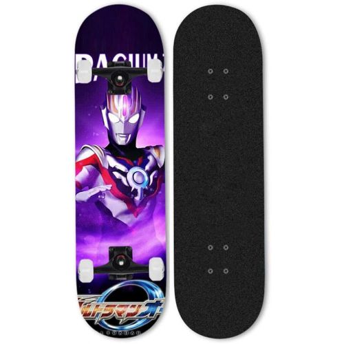  LDGGG Skateboards Complete Skateboard 31 Inch Beginner Skateboarding Adult Skateboard Anime Warrior 17