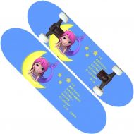 LDGGG Skateboards Complete Skateboard Beginner Skateboarding Adult Skateboard Anime Aisha 26