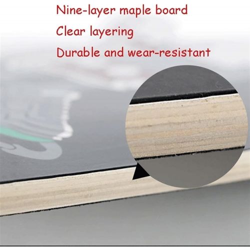  LDGGG Skateboards Complete Skateboard Professional Four-Wheel Double Rocker Beginner Boys and Girls Maple Skateboard Koi Series 7