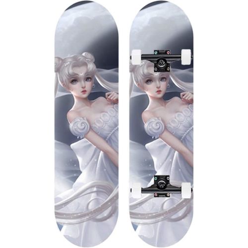  LDGGG Skateboards Complete Skateboard Beginner Skateboarding Adult Skateboard Girl Warrior 23