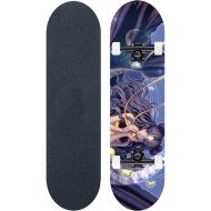 LDGGG Skateboards Complete Skateboard Beginner Skateboarding Adult Skateboard Girl Warrior 27