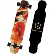 LDGGG Skateboards Complete Skateboard 42-inch Vertical Longboard Skateboard Cruiser (Anime One Piece 2)