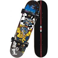 LDGGG Skateboards Complete Skateboard 31 Inches Professional Four-Wheel Skateboarding Adult Beginner Boys and Girls Skateboard (Chinese Style 8)