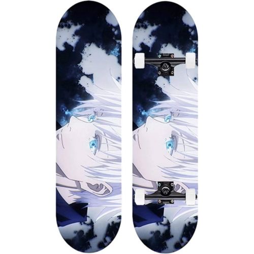  LDGGG Skateboards Complete Skateboard 31 Inches Beginner Skateboarding Adult Skateboard Incantation 17