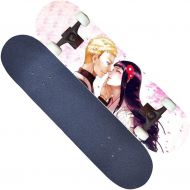 LDGGG Skateboards Complete Skateboard 31 Inches Beginner Professional Four-Wheel Short Board Toy Skateboard (Hit Anime 15)