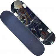 LDGGG Skateboards Complete Skateboard 31 Inches Beginner Professional Four-Wheel Short Board Toy Skateboard (Anime Personality 5)