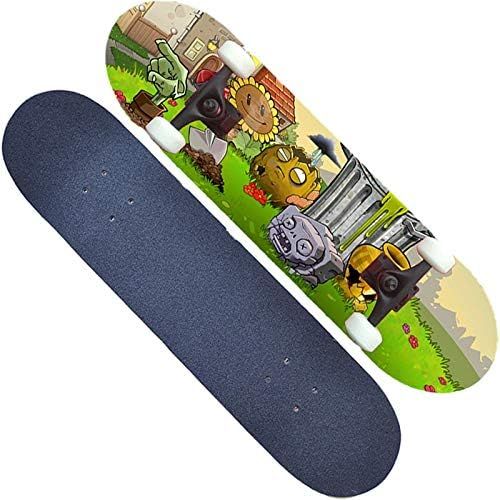  LDGGG Skateboards Complete Skateboard Beginner Skateboarding Adult Skateboard Youth Animation Series 90