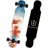 LDGGG Skateboards Complete Skateboard 42-inch Vertical Longboard Skateboard Cruiser (Anime One Piece 10)
